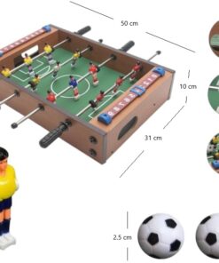 Juego De Mesa Mini Metegol Portatil 7016 - Imagen 5
