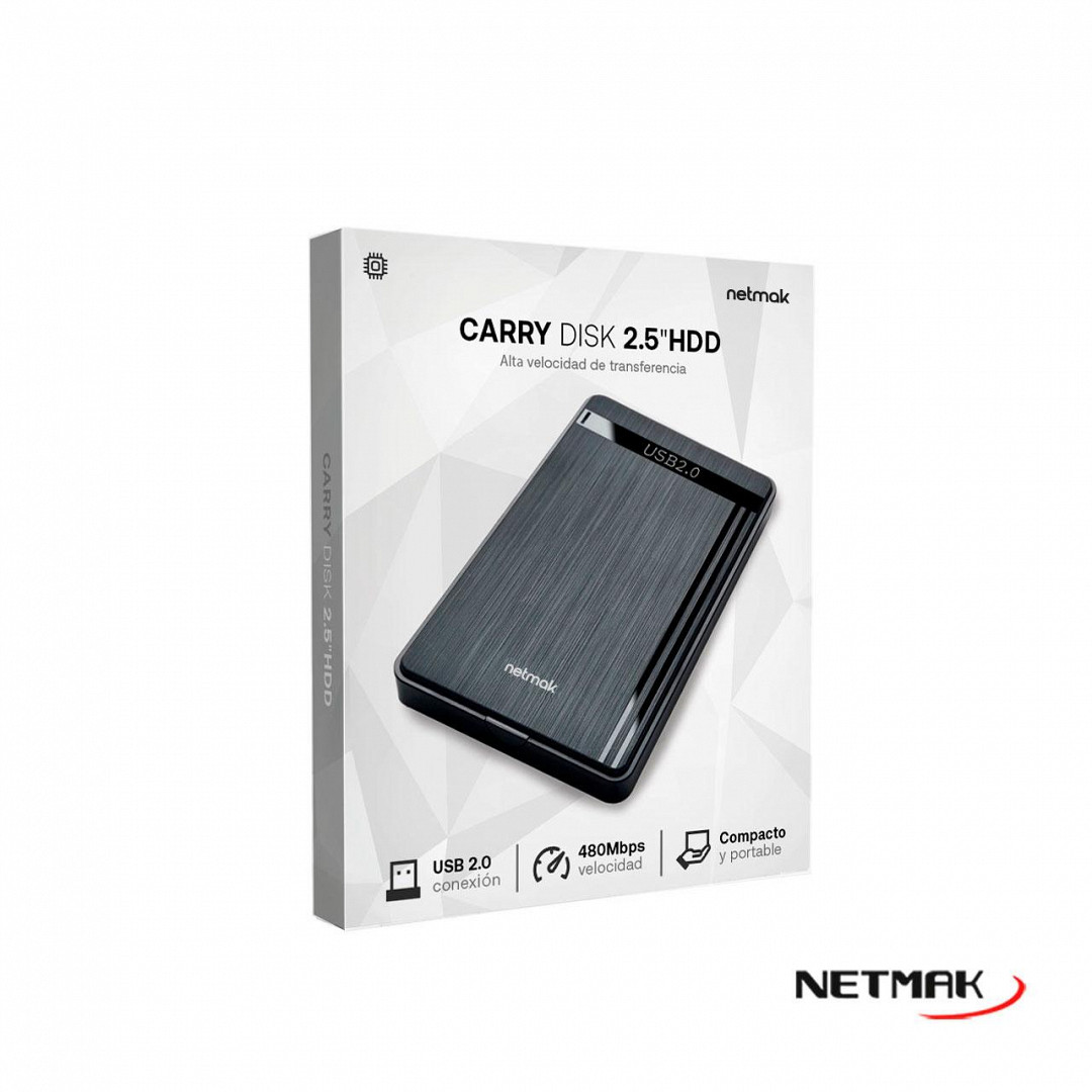 Caja Externa Case 2 usb 2.0 netmak - Imagen 2