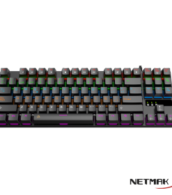 Teclado Gamer Mecanico Skill 80% Negro Netmak - Imagen 2
