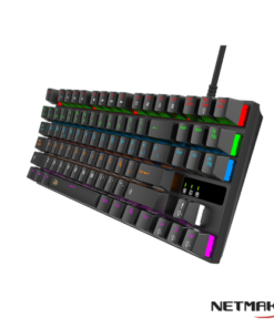 Teclado Gamer Mecanico Skill 80% Negro Netmak