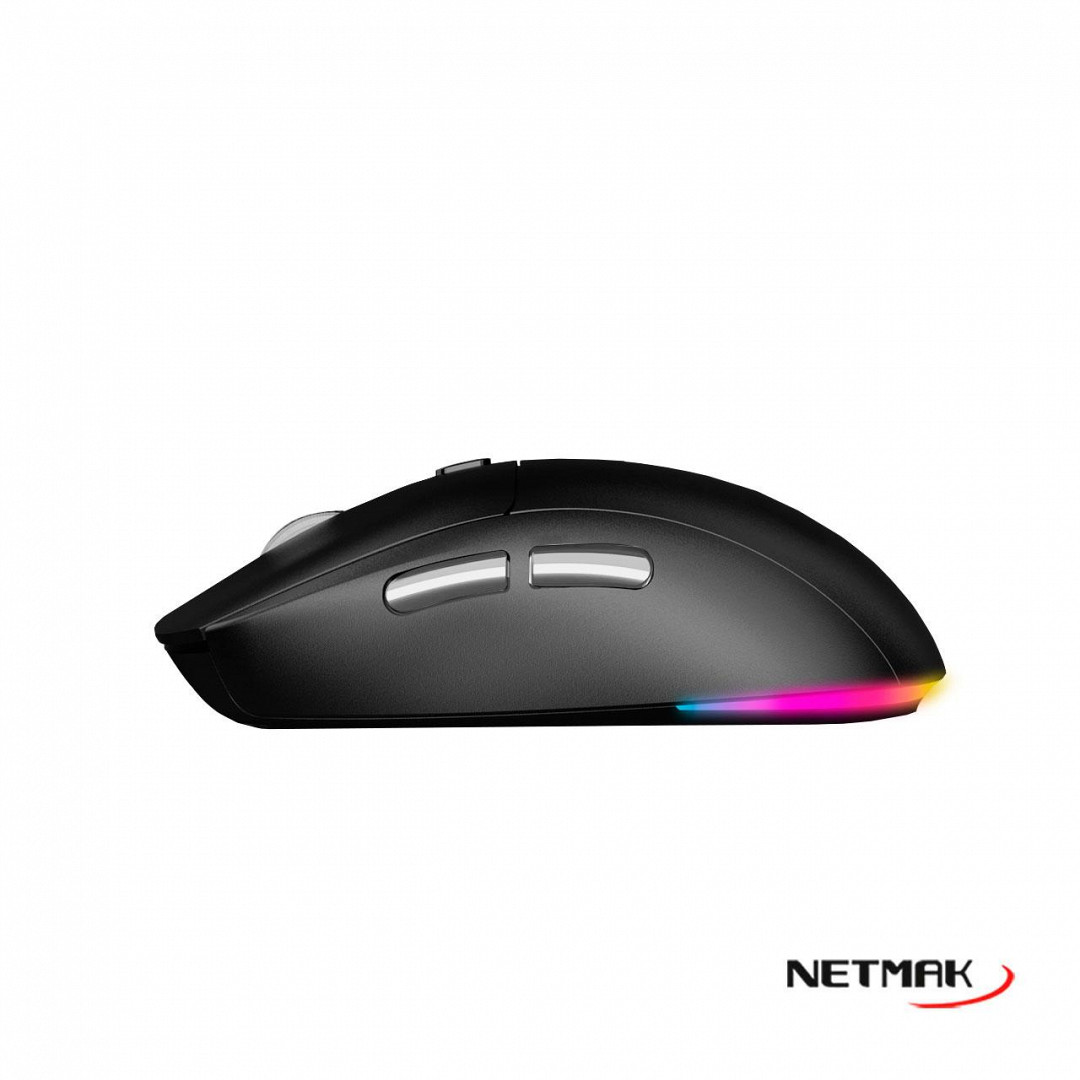 Mouse Inalambrico Gamer Recargable Wonder Netmak - Imagen 3
