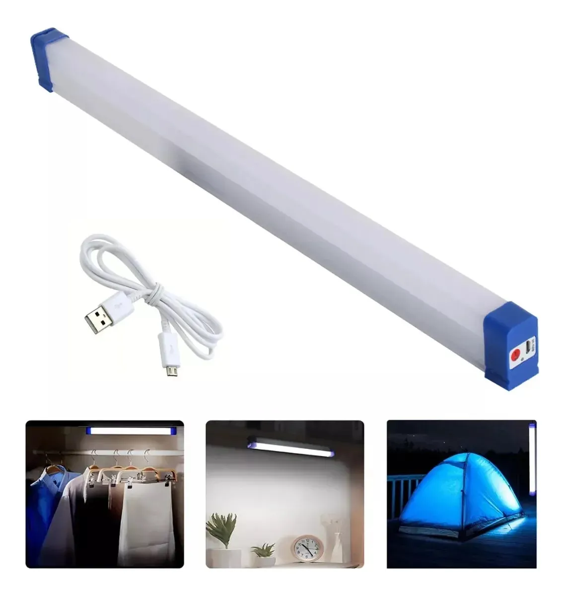 Lampara Led Recargable con Iman 52 cm
