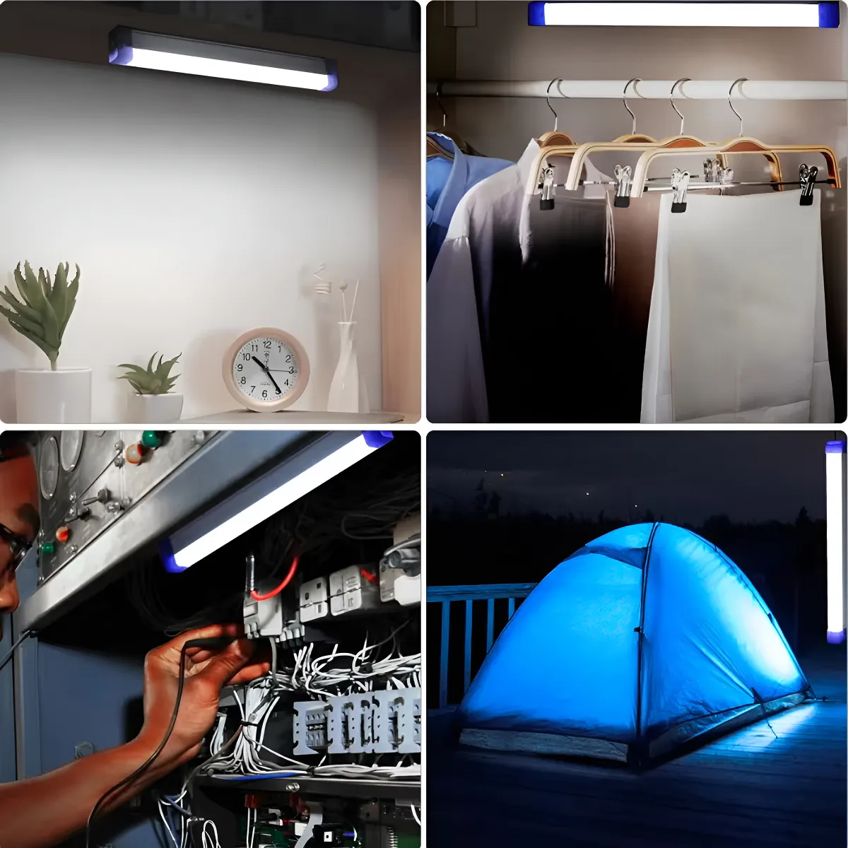 Lampara Led Recargable con Iman 52 cm - Imagen 2