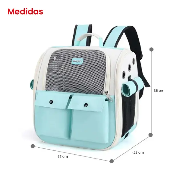 Mochila Transportadora De Mascotas Fashion 2409 - Imagen 5
