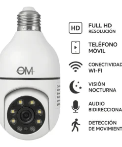 Camara Ip Espia Foco E27 Om 207