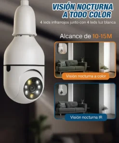 Camara Ip Espia Foco E27 Om 207 - Imagen 5