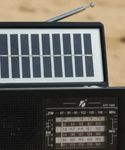 Radio Solar Portatil Fm Am con Linterna ktf 1488
