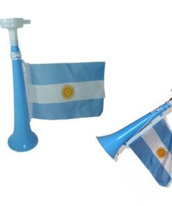 Corneta con Bocina con Bandera de Argentina