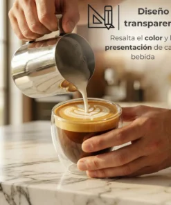Alternative view of Vaso Vidrio Doble Capa 150ml