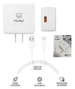 Cargador Con Cable Tipo C 45w Time