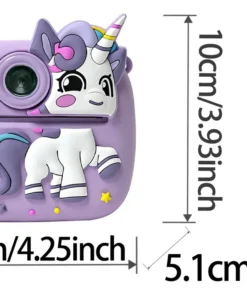 Camara De Fotos Kids Instantanea formato Unicornio - Imagen 3