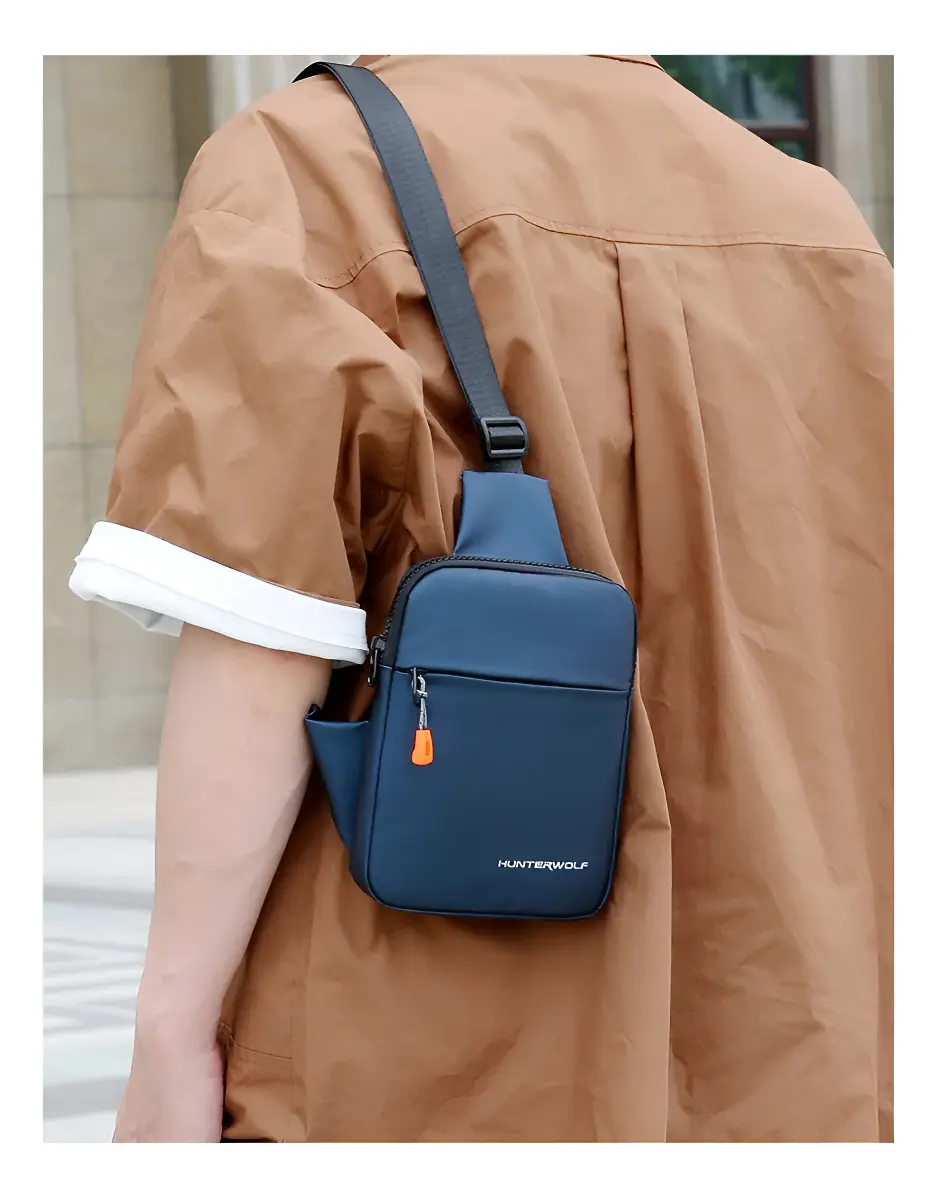 Mochila Pechera Cruzada Hunterwolf Bandolera 1993 - Imagen 5