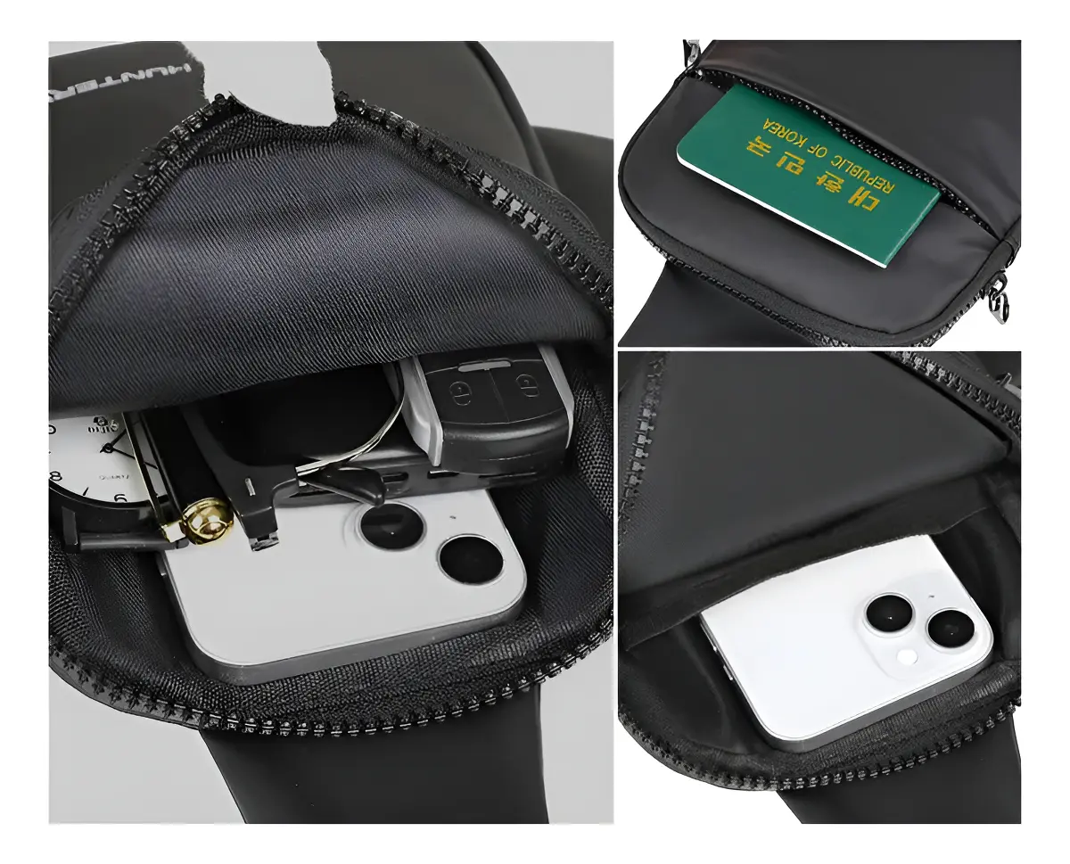 Mochila Pechera Cruzada Hunterwolf Bandolera 1993 - Imagen 4