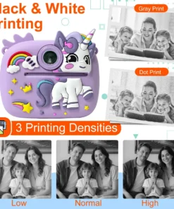 Camara De Fotos Kids Instantanea formato Unicornio - Imagen 5