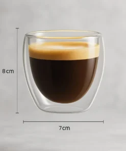 Vaso Vidrio Doble Capa 150ml - Imagen 5
