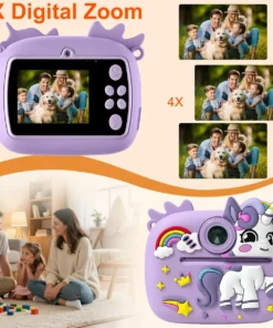 Camara De Fotos Kids Instantanea formato Unicornio - Imagen 6