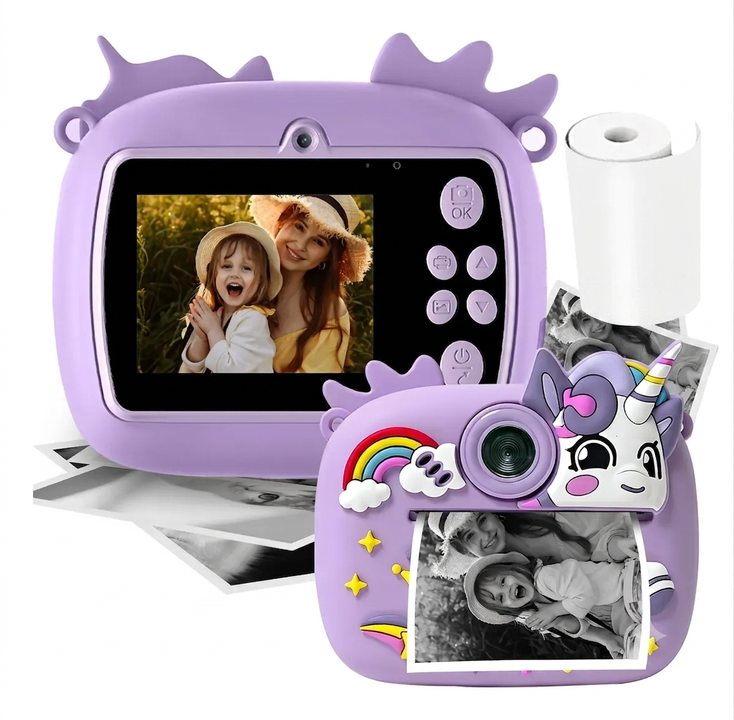 Camara De Fotos Kids Instantanea formato Unicornio