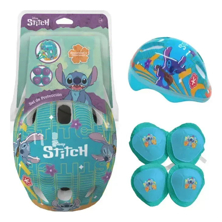 Kit Seguridad Con Casco + Protecciones STitch