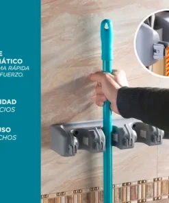 Alternative view of Organizador Escobas 6 Ganchos 5 Porta Escobas 595