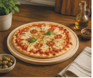 Tabla Pizzera Gusto Madera Redonda 35 Cm