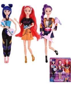 Set 3 Muñecas Articuladas Kpop Cazadoras De Demonios