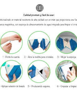 Limpiador Y Secador Magnetico de Vidrios - Imagen 5