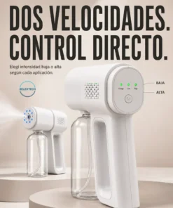 Pulverizador Spray Eléctrico Portátil Recargable 380 ml - Imagen 7