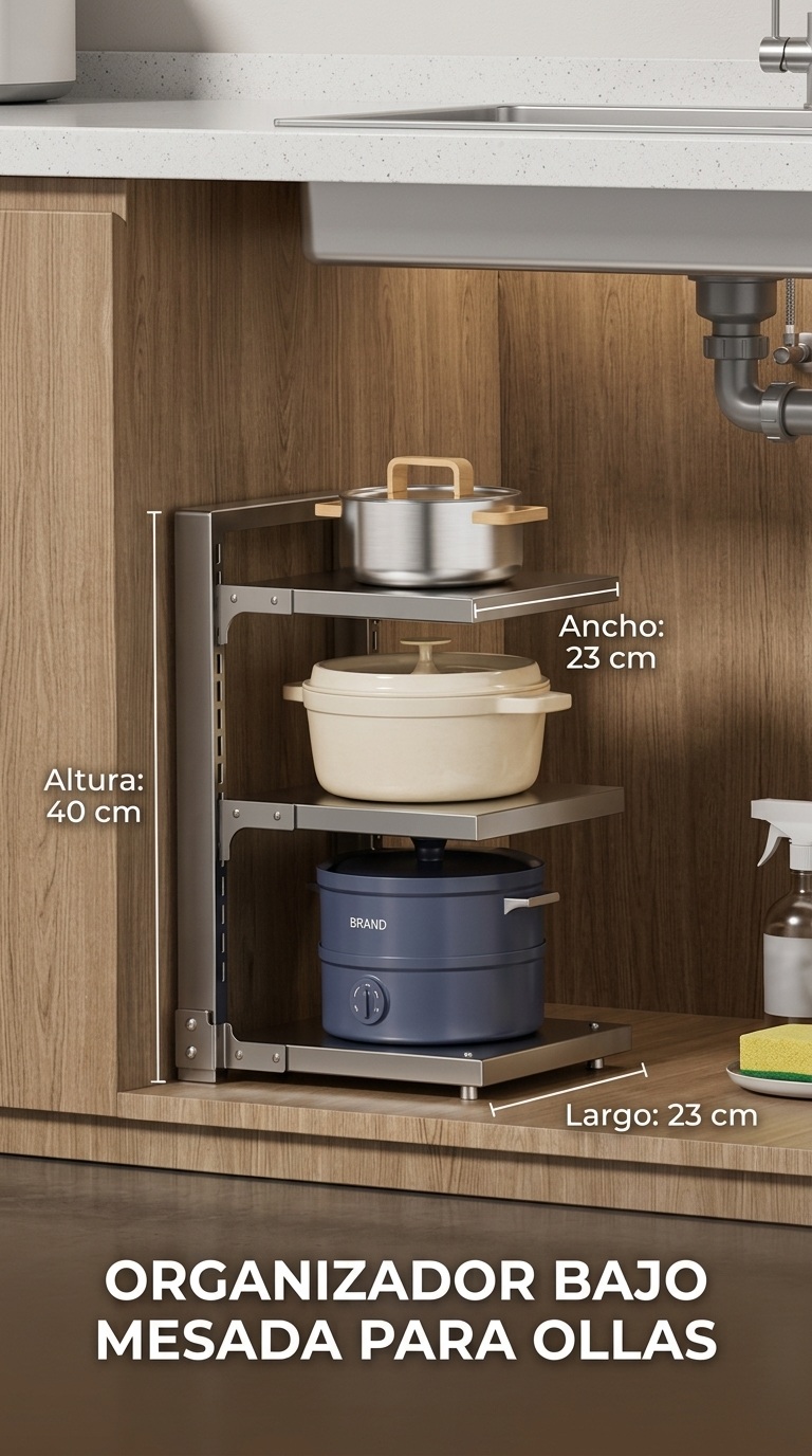 Organizador de Cocina para Ollas - Imagen 2