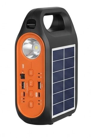 Parlante Solar Kts 2469 Bt Con Linterna y Power Bank - Imagen 2