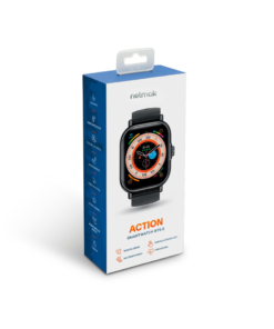 Reloj Pulsera Smartwatch Bt5.3 Action Negro Netmak - Imagen 4