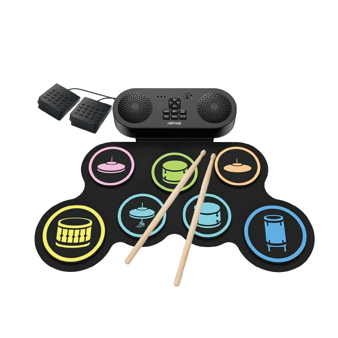 Bateria Electrica Inalambrica con Palillos DRUM Netmak - Imagen 4