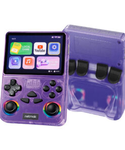 Alternative view of Consola Juegos Portatil R37 Inalambrica Violeta Netmak con Youtube