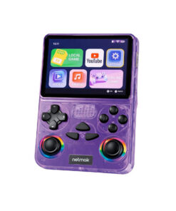 Consola Juegos Portatil R37 Inalambrica Violeta Netmak con Youtube