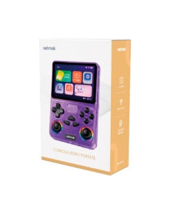 Consola Juegos Portatil R37 Inalambrica Violeta Netmak con Youtube - Imagen 3