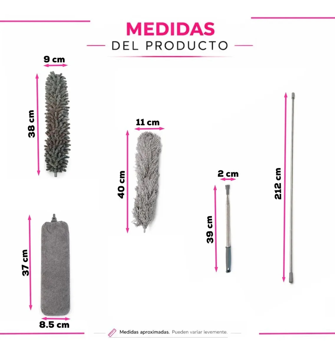 Plumero Microfibra extensible 3 en 1 - Imagen 7