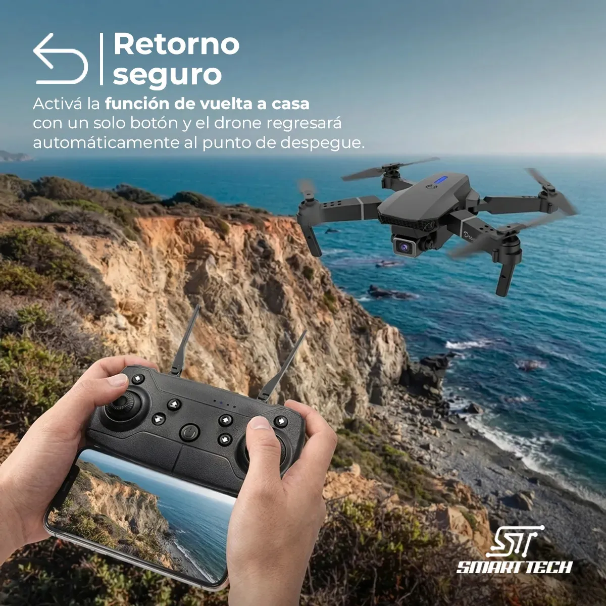 Drone Con Camara Pro Max E88 - Imagen 2