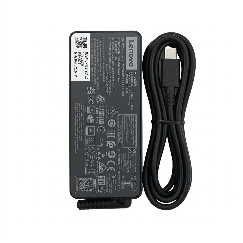 Fuente Notebook 65w Lenovo Pin Type C 20v 3.25a
