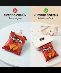 Mini Selladora Bolsa Portatil Recargable con Iman 747 - Imagen 6