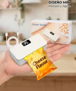 Mini Selladora Bolsa Portatil Recargable con Iman 747 - Imagen 4