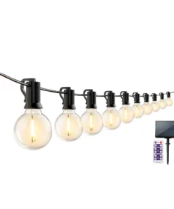 Guirnalda Luz Calida 10 mts X 10 Focos Led Solar gs01 Netmak - Imagen 3