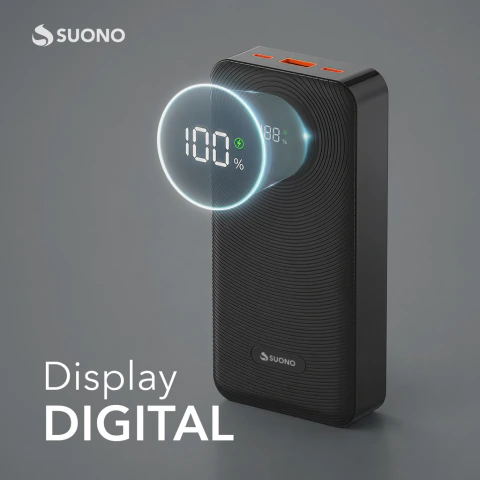Cargador Power Bank 20000 Carga Rápida 22.5w Suono - Imagen 4