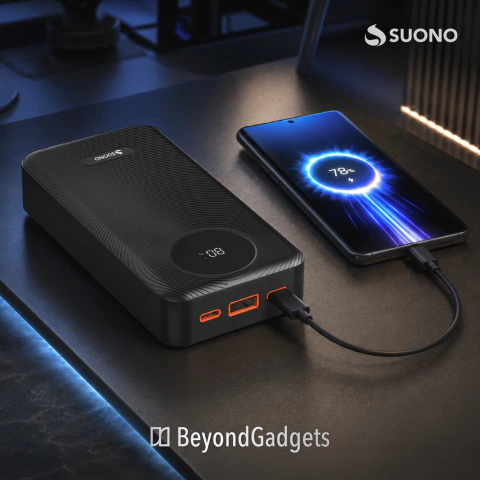 Cargador Power Bank 20000 Carga Rápida 22.5w Suono - Imagen 2