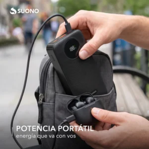 Cargador Power Bank 20000 Carga Rápida 22.5w Suono