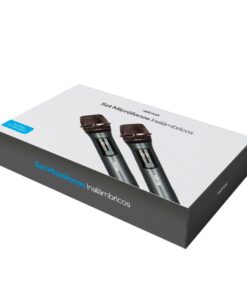 Combo X 2 Microfonos Inalambrico Profesionales Mc26 recargable Netmak