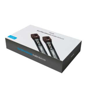 Combo X 2 Microfonos Inalambrico Profesionales Mc26 recargable Netmak